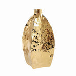 Vase Doré Relief Asymétrique - Vignette | Vase Cute