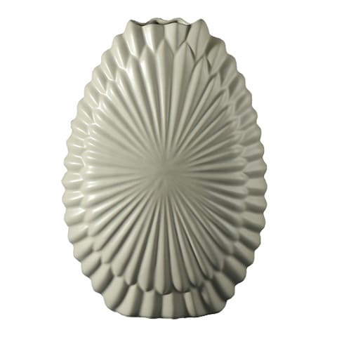 Vase rayon de soleil modèle gris clair.