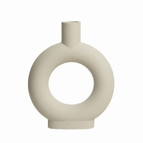Vase en forme de donut design.