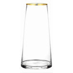 Vase en Verre Décoratif Liseré Doré - Vignette | Vase Cute