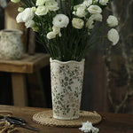 Vase d'Époque Motif Feuillages Verts - Vignette | Vase Cute