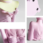 Vase Femme au Chapeau - Vignette | Vase Cute