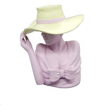 Vase Femme au Chapeau - Vignette | Vase Cute
