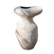 Vase forme champignon vieilli en céramique Modèle A.
