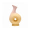 Vase forme irrégulière pastel dégradé style A couleur jaune dégradé.