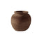 Vase forme pot rétro en bois modèle A.