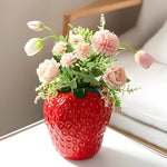 Vase Fraise Design Moderne - Vignette | Vase Cute