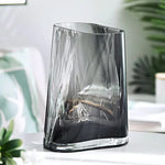 Vase Géométrique Translucide Gris Fumé - Vignette | Vase Cute