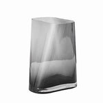 Vase Géométrique Translucide Gris Fumé - Vignette | Vase Cute