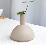 Vase en Grès Beige Couleur Naturelle - Vignette | Vase Cute
