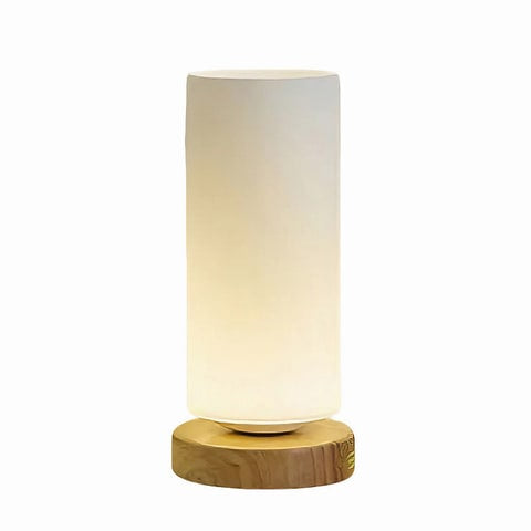 Vase lampe romantique pour fleurs séchées modèle rond sur fond blanc.