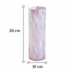 Vase Longiligne Décoratif Rose Laiteux - Vignette | Vase Cute