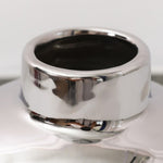 Vase Luxueux Argenté Design - Vignette | Vase Cute