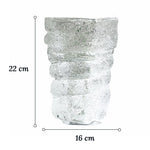 Vase Luxueux Spirale Effet Glacier - Vignette | Vase Cute