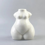 Vase Moderne Blanc Silhouette Féminine - Vignette | Vase Cute
