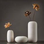 Vase Moderne Blanc Strié - Vignette | Vase Cute