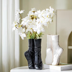 Vase Moderne Chaussures de Ballet Noir ou Blanc - Vignette | Vase Cute
