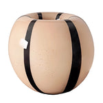 Vase Moderne Noir et Beige Rayures Verticales - Vignette | Vase Cute