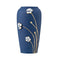 Vase monochrome bleu ou noir en Céramique présentation du modèle Bleu sur fond blanc.