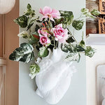 Vase Cœur Humain Blanc - Vignette | Vase Cute