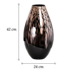 Vase Noir Pailleté Doré - Vignette | Vase Cute