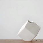 Vase Original Blanc Moucheté - Vignette | Vase Cute