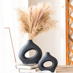 Vase Original Noir ou Blanc Donut - Vignette | Vase Cute