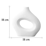 Vase Original Noir ou Blanc Donut - Vignette | Vase Cute