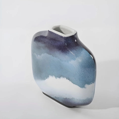 Vase Paysage d'Encre Créatif en Céramique présentation du modèle C.