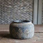 Vase Pot Style Art Ancien Motifs Losanges - Vignette | Vase Cute
