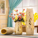 Vase Raffiné Givré Doré Motifs Cœurs et Papillons - Vignette | Vase Cute