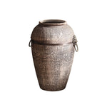 Vase Rétro Cerclage Cuivré avec Poignées Têtes de Lion - Vignette | Vase Cute