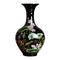 Vase rétro motif fleurs de Lotus modèle A.