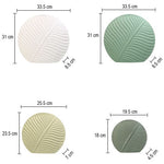 Vase Original Rond Motif Feuille - Vignette | Vase Cute