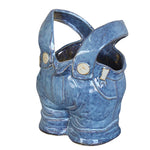 Vase Salopette Bleue Créatif - Vignette | Vase Cute