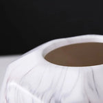 Vase Sculpté Motif Marbre - Vignette | Vase Cute