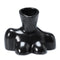 Vase seins femme body art présentation modèle Noir.