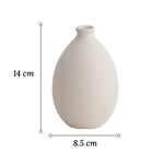 Vase Simple Blanc ou Abricot - Vignette | Vase Cute
