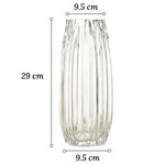 Vase Simple Incurvé Vert ou Transparent - Vignette | Vase Cute