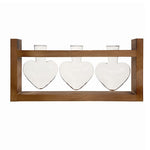 Vase Soliflore Cœur Encadrement Bois - Vignette | Vase Cute