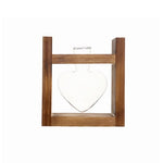 Vase Soliflore Cœur Encadrement Bois - Vignette | Vase Cute