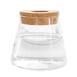Vase Soliflore Transparent Bouchon Liège - Vignette | Vase Cute