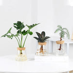 Vase Soliflore Transparent Bouchon Liège - Vignette | Vase Cute