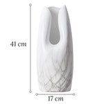 Vase Somptueux Col Ouvert Couleur Marbre - Vignette | Vase Cute