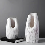 Vase Somptueux Col Ouvert Couleur Marbre - Vignette | Vase Cute