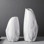 Vase Somptueux Col Ouvert Couleur Marbre - Vignette | Vase Cute