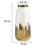 Vase Somptueux Motif Stalagmites Dorées - Vignette | Vase Cute