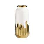 Vase Somptueux Motif Stalagmites Dorées - Vignette | Vase Cute