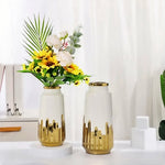 Vase Somptueux Motif Stalagmites Dorées - Vignette | Vase Cute