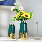 Vase Somptueux Motif Stalagmites Dorées - Vignette | Vase Cute